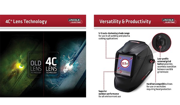 Lincoln Electric Viking 3350 Welding Helmet Specification