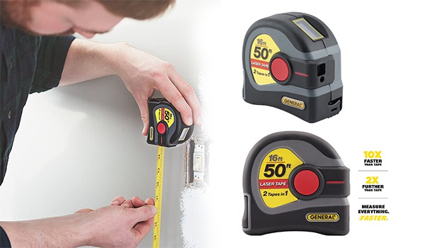general tools LTM1 2-in-1 Laser tape measure specification