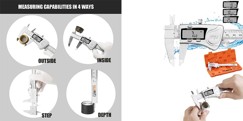REXBETI Digital Caliper best digital calipers for machinist